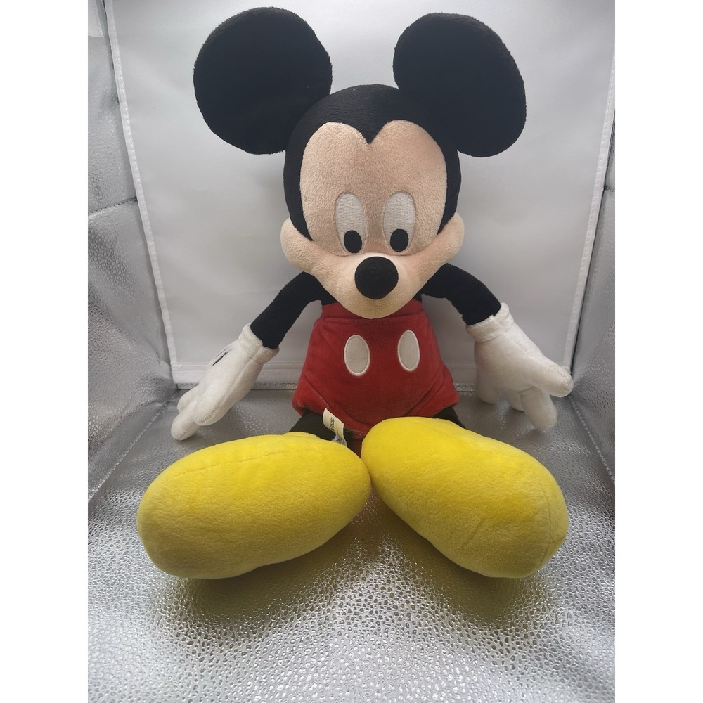 Disney Parks Mickey Mouse Authentic Original Stuffed Plush Animal 13" Bag 1